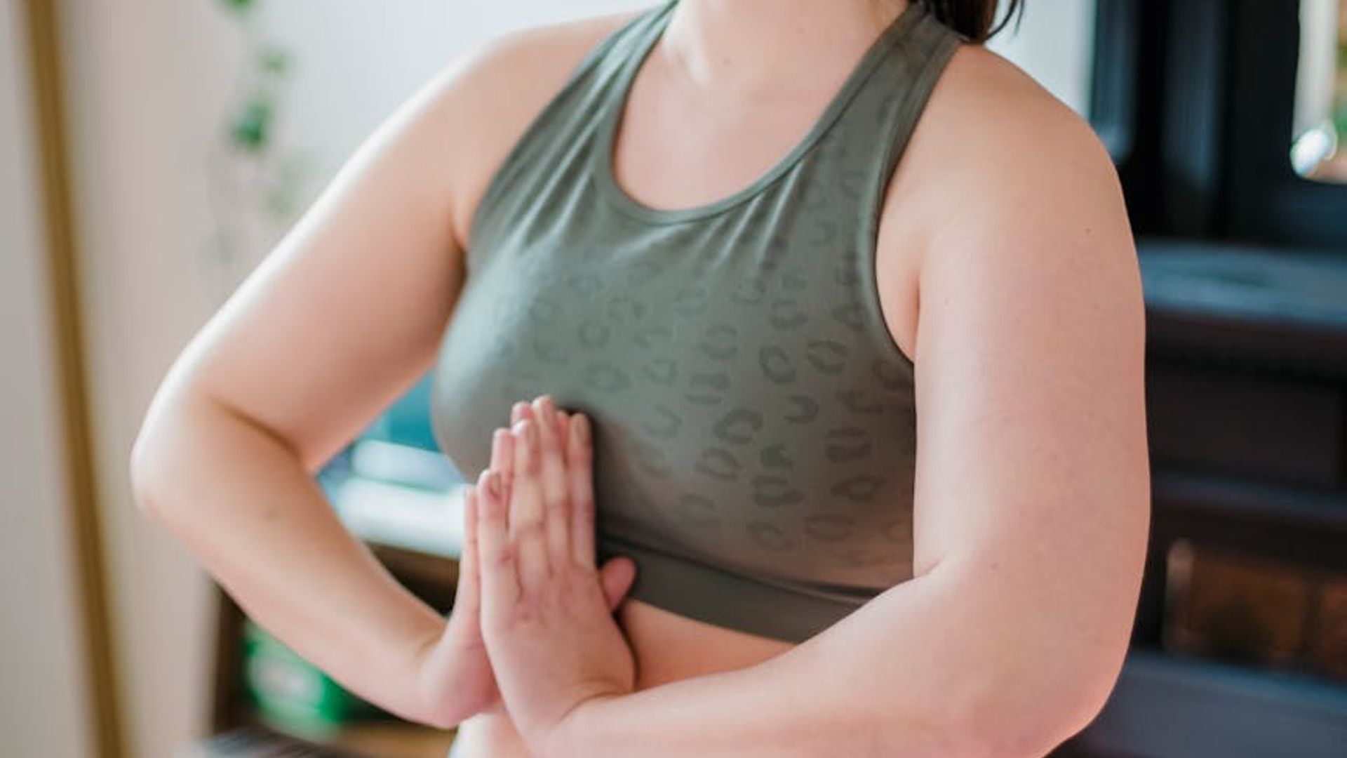 Zen atmosphere with soft morning light in a yoga studio.